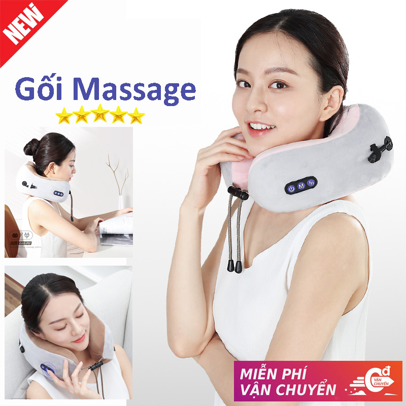 Gối kê cổ đi máy bay, gối kê cổ du lịch, gối chữ U Văn phòng, gối tựa đầu ô tô cao cấp Comohome - Dùng trong văn phòng, đi ô tô, du lịch, đi máy bay chống mỏi cổ hàng chính hãng NH20ZT001