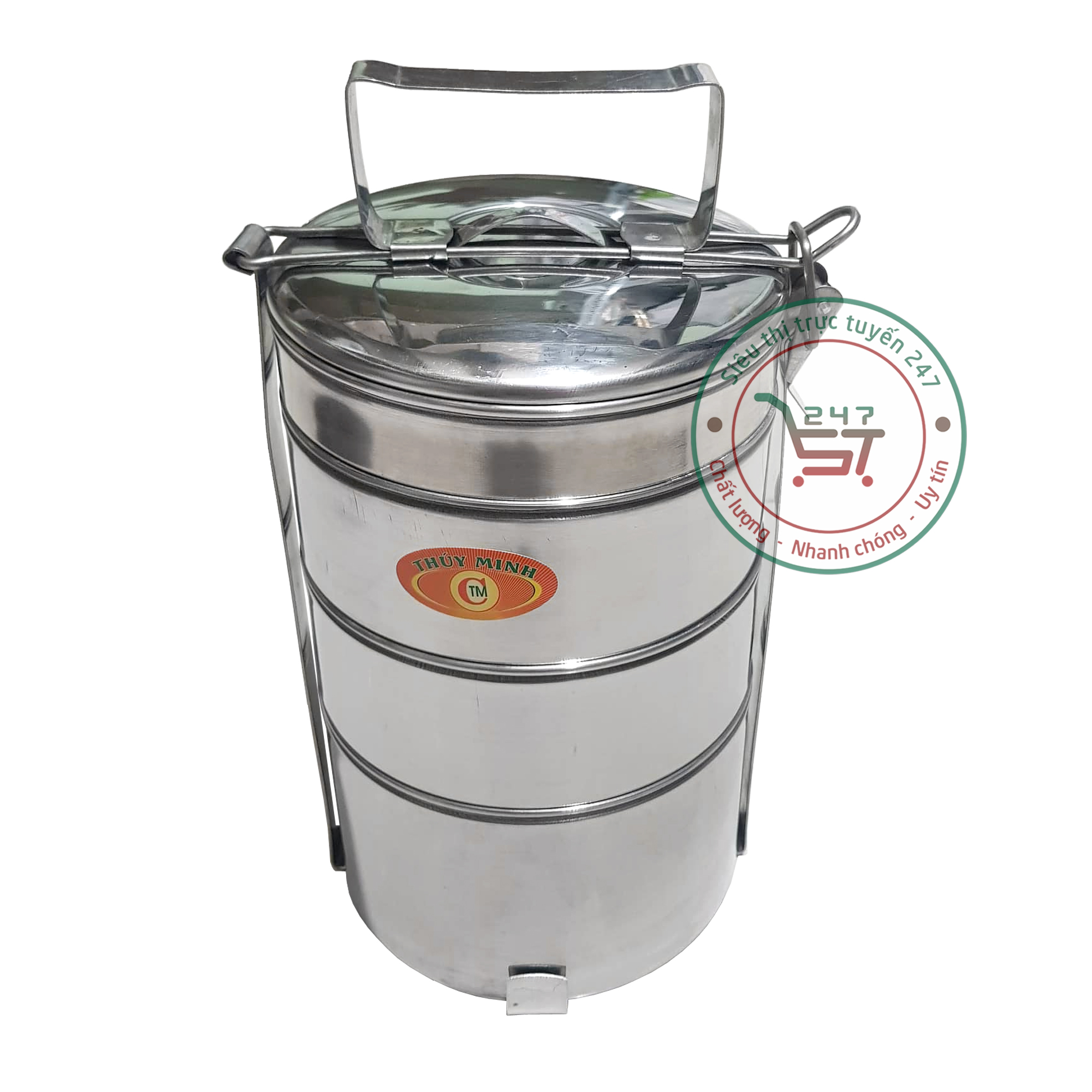Camen inox 4 ngăn đều giữ nhiệt tốt dùng làm hộp cơm trưa giữ nhiệt tiện lợi an toàn cho bạn
