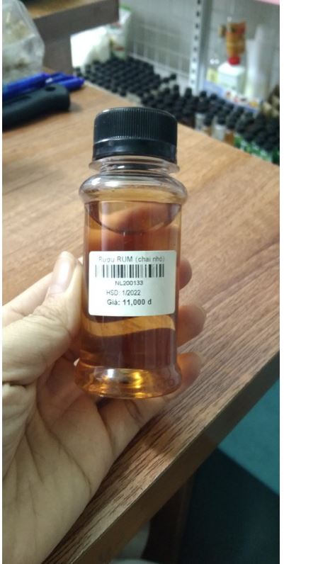 Rum nguyên Liệu Làm Bánh tiramisu 100ml