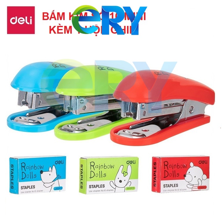 Kim bấm số 10 mini deli 0253