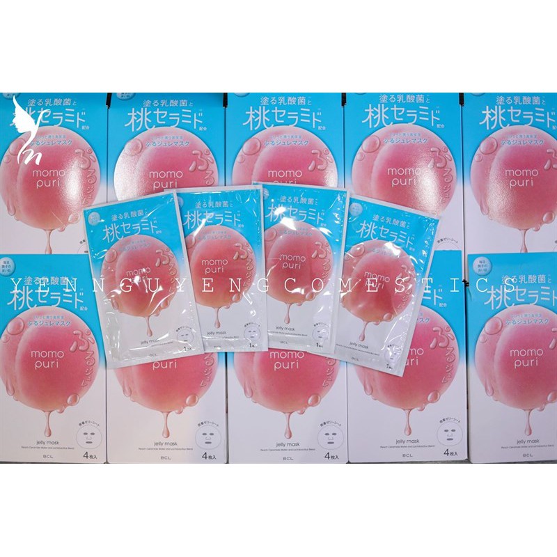 Mặt nạ Momopuri Jelly Mask, sản phẩm được sản xuất với công nghệ hiện đại, thành phần lành tính, đảm bảo chất lượng và an toàn