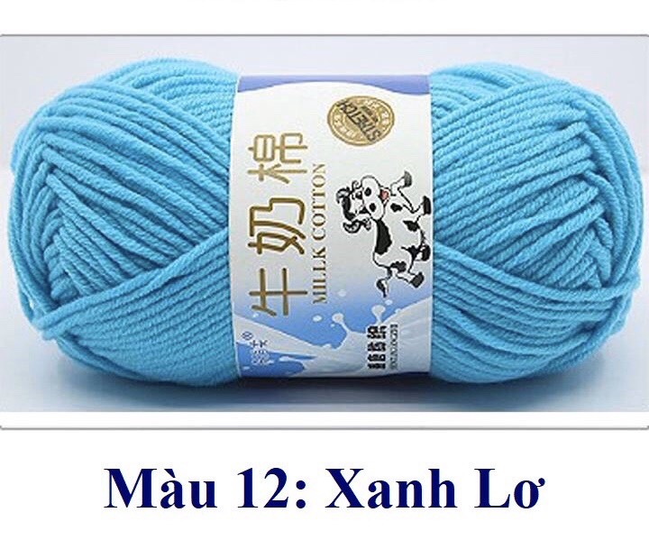 Len milk bò 50g Thaoqueen 92 màu