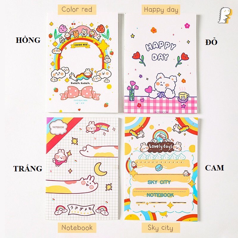 Vở kẻ ngang A5 Thỏ, 30 tờ, 60 trang - SakuraShop