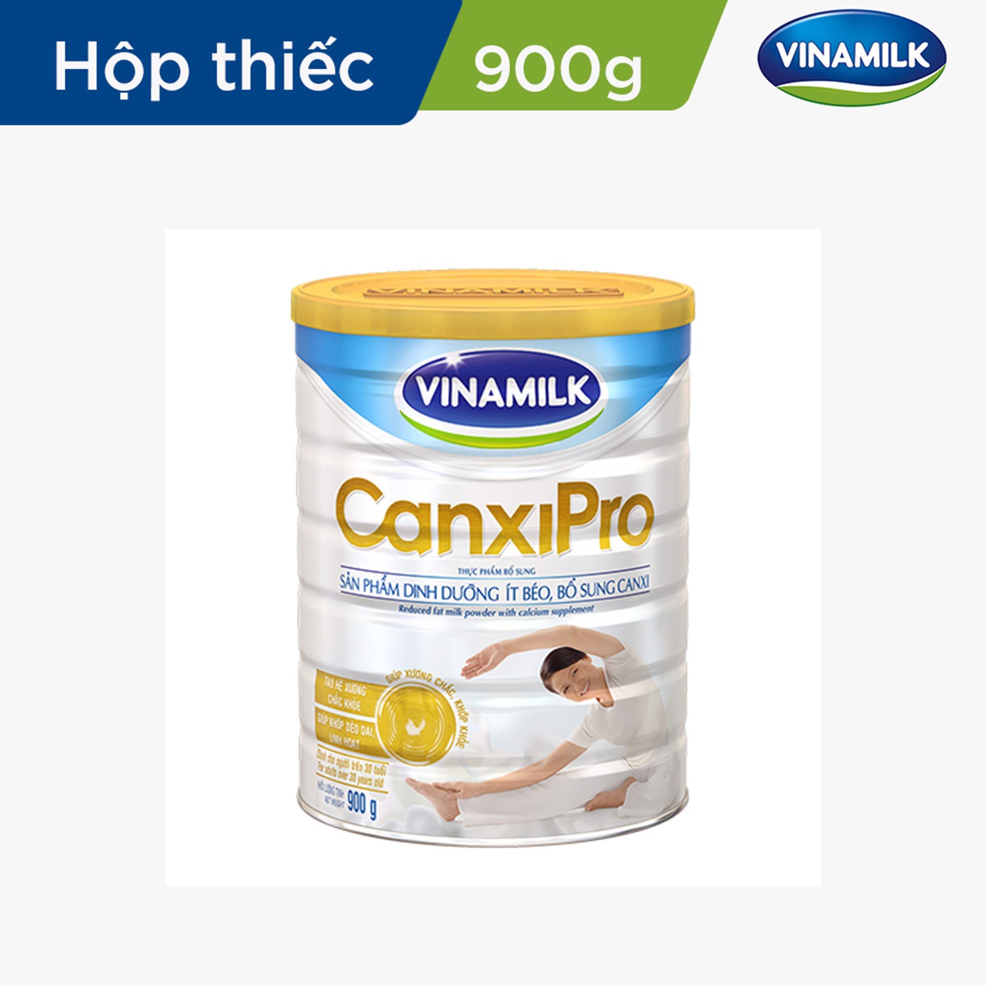 Sữa bột vinamilk canxi pro hộp 900g
