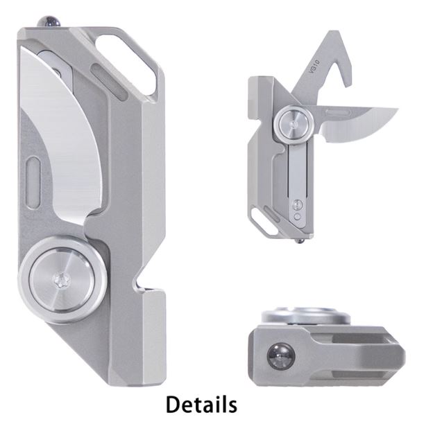 Còi đa năng EDC Tacray titanium