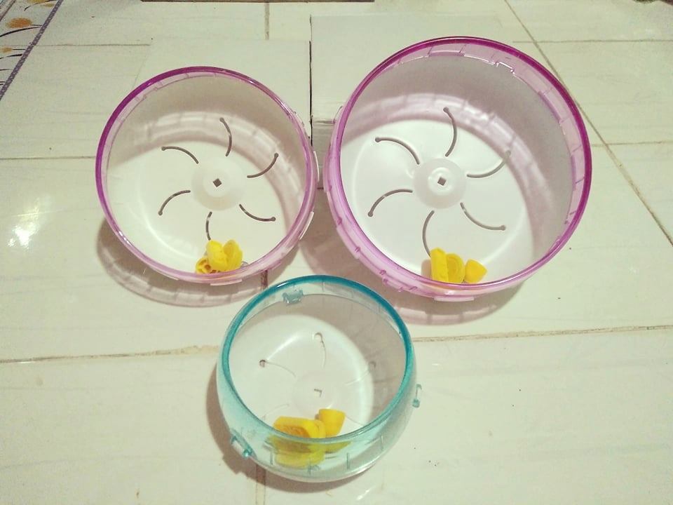 Wheel 21cm gắn lồng loại tốt cho hamster