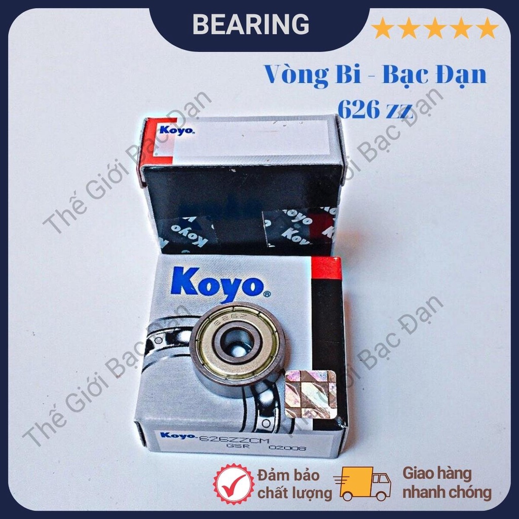 Vòng bi bạc đạn 626 zzcm koyo - hàng đẹp chất lượng cao - Thế giới bạc đạn