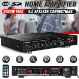 Amply karaoke sunbuck AV- 298BT có 4 sò đánh nhạc đỉnh với công suất lớn, amply gia đình nhỏ gọn phù hợp dùng trong gia đình và cả đi du lich