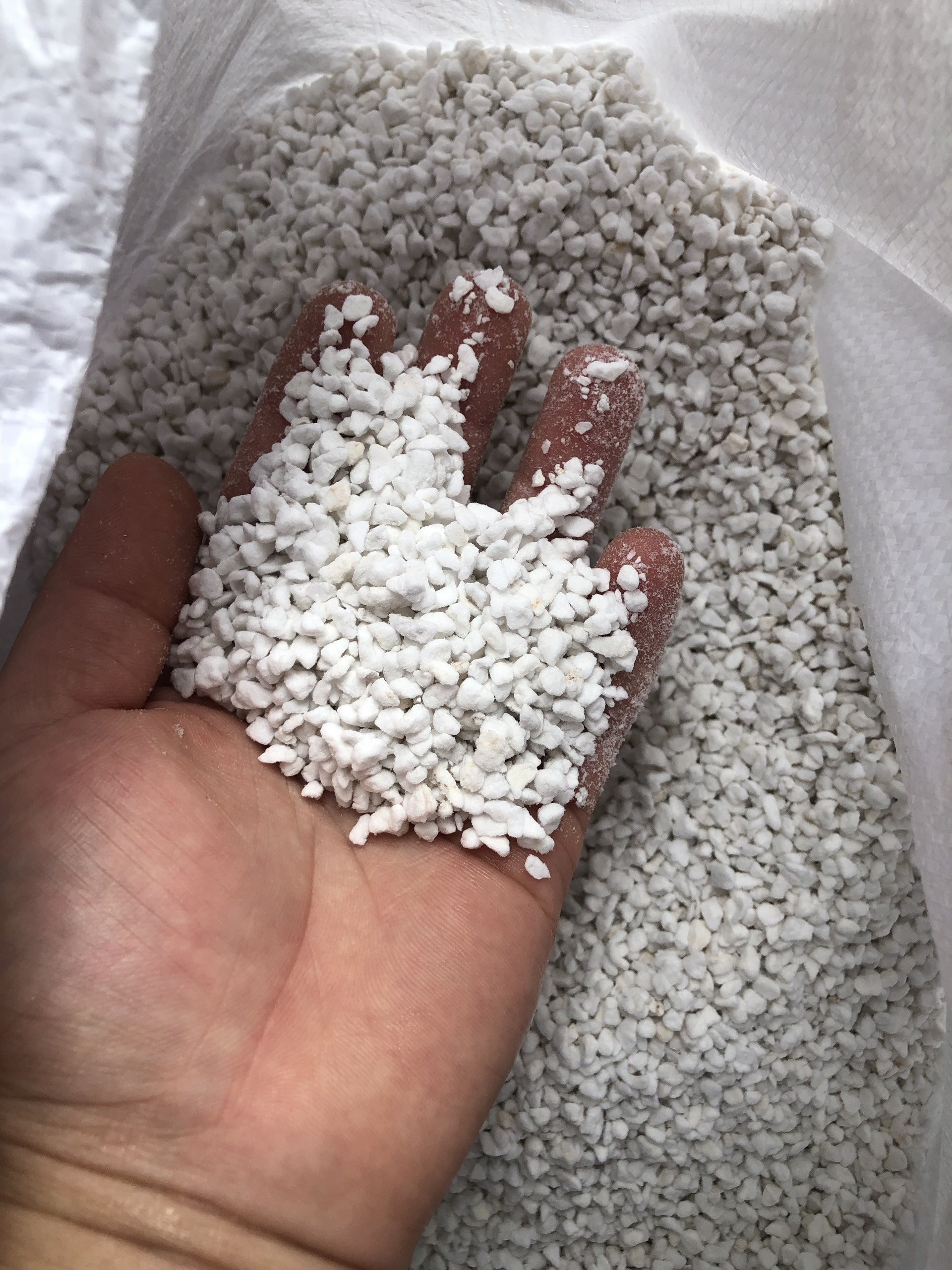 Đá Perlite - đá trân châu trồng sen đá, xương rồng, hoa lan cây cảnh, giàu khoáng chất có khả năng làm xốp và giữ nước tuyệt vời