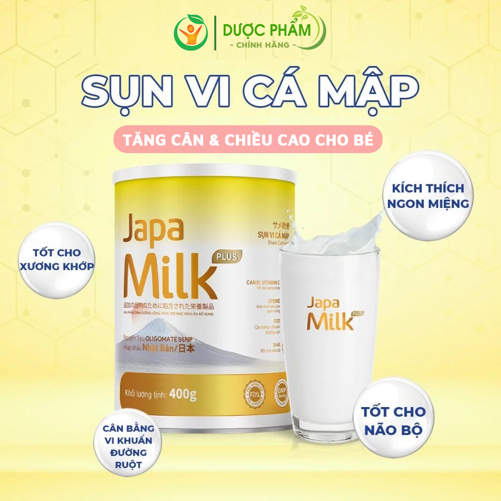 Sữa Bột Japa Milk Hỗ Trợ Bé Ăn Ngon Tăng Cân Chính Hãng [400g]
