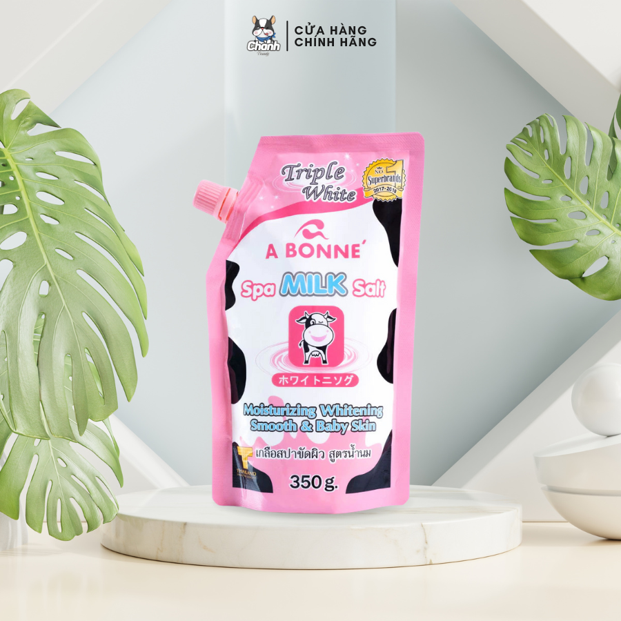 Muối Tắm Sữa Bò Tẩy Tế Bào Chết A Bonne Spa Milk Salt Thái Lan (350g)