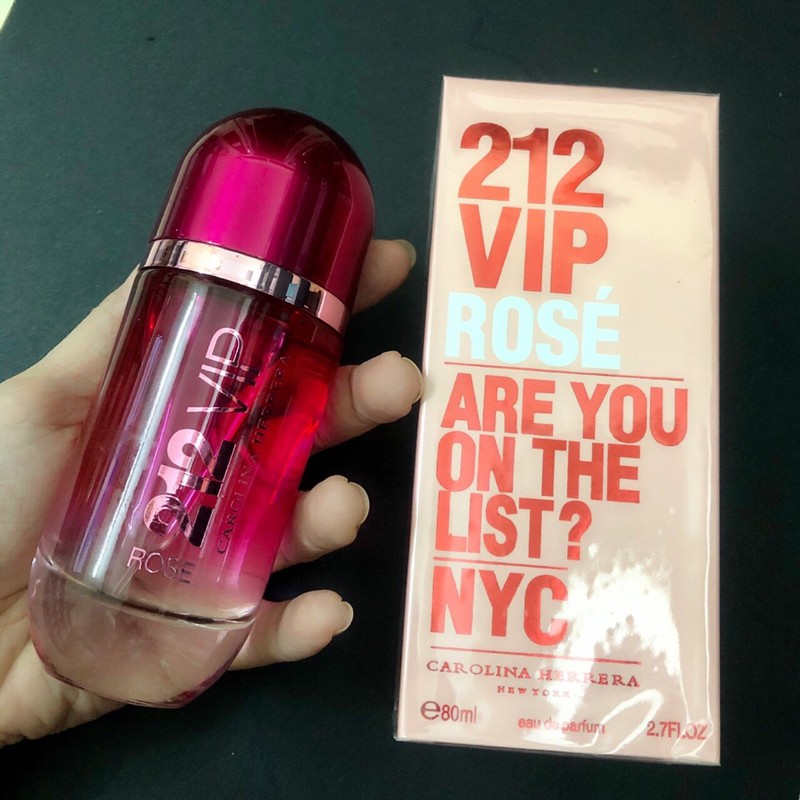 nước hoa nữ 212 vip rose  cao cấp
