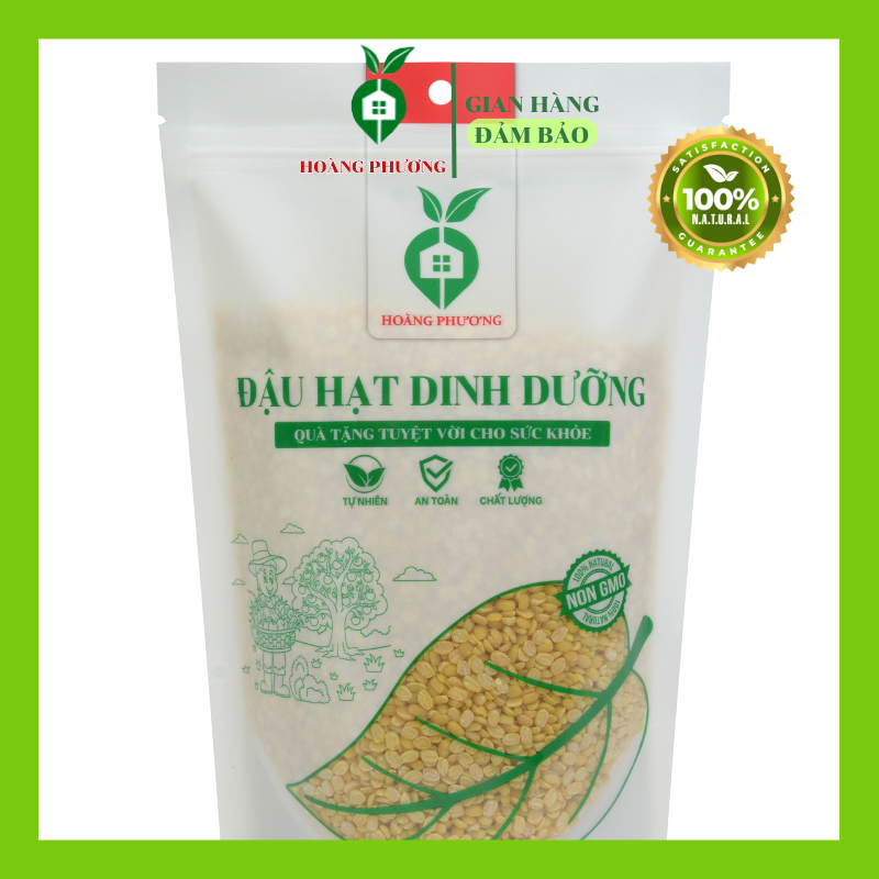 Đậu Xanh Tách Vỏ 500G - Đỗ Xanh Cà Vỏ Nấu Xôi Chè Làm Bánh