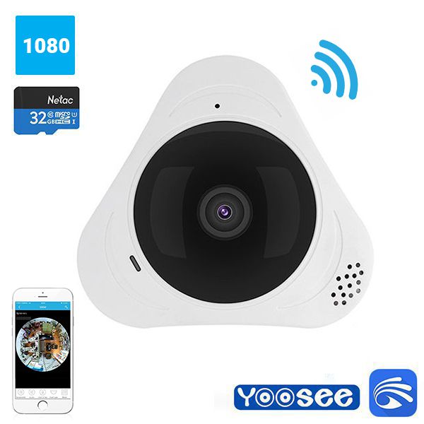 [HCM][XẢ KHO CỰC SỐC] Camera Ng.Ụy Trang Siêu Nhỏ Cao Cấp Camera An Ninh Camera Yoosee Wifi Ốp Trần - Quay Panorama 360 Dùng Wifi IP APP Yoosee HD 1080P Quan Sát Mọi Góc Nhìn Có Hồng Ngoại Ban Đêm Đàm Thoại 2 Chiều Dễ Sử Dụng.