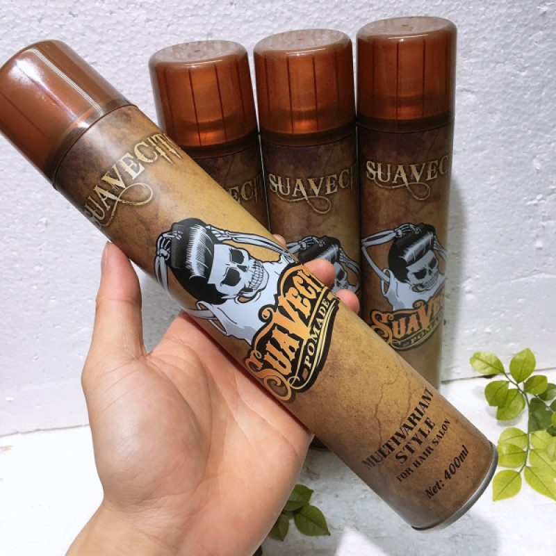 Gôm xịt tóc giữ nếp tóc cứng suavecito 400ml