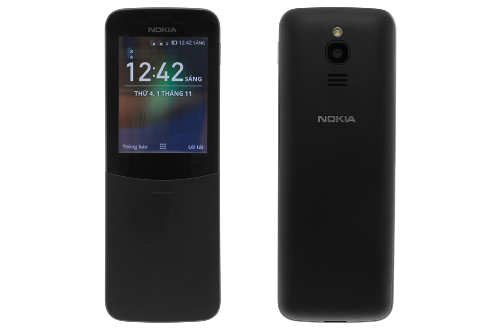 Điện thoại nokia 8110 4g - 2sim chính hãng - màn hình 2.4 inch - hệ điều hành: kaios - camera sau: 2 mp - chip: snapdragon 205 - pin 1500 mah