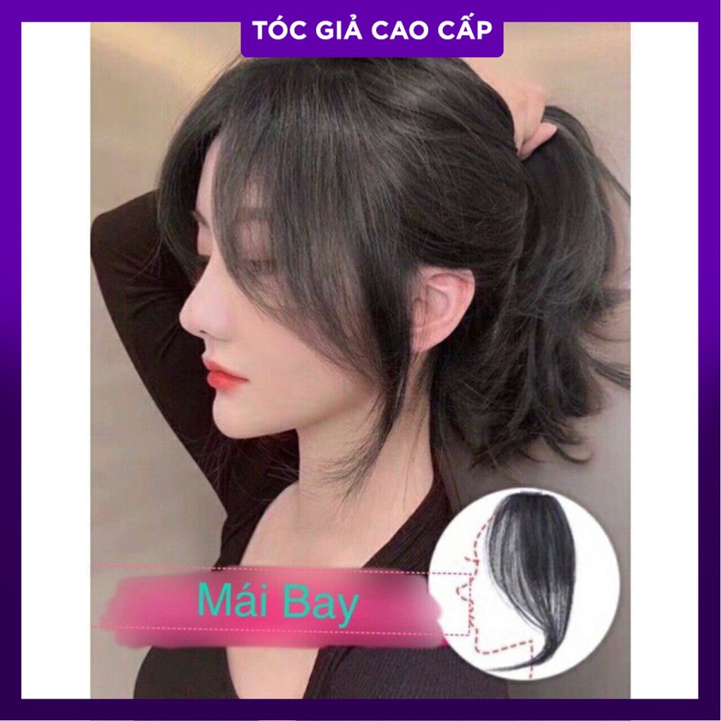 Tóc mái bay tóc thật 2 bên