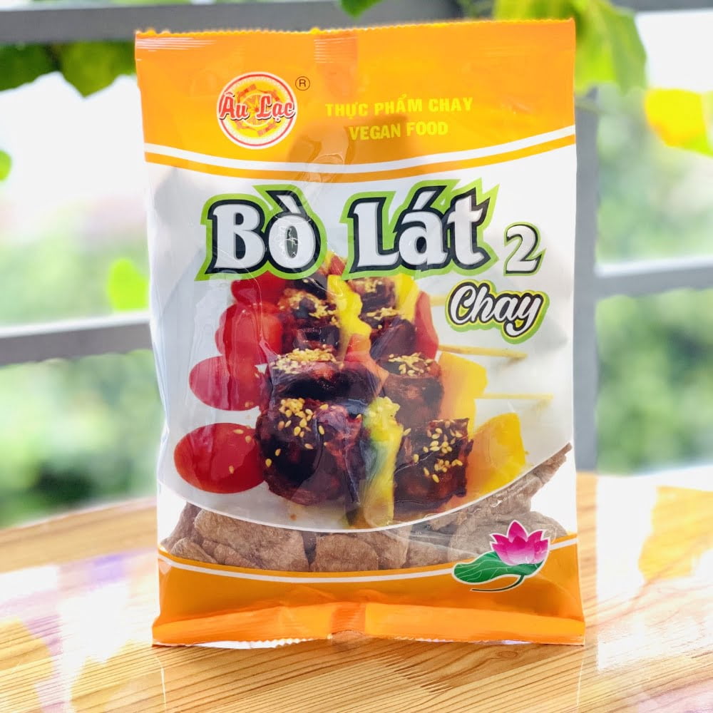 Bò lát 2 chay âu lạc 100g chiếc ra từ bịch 1kg