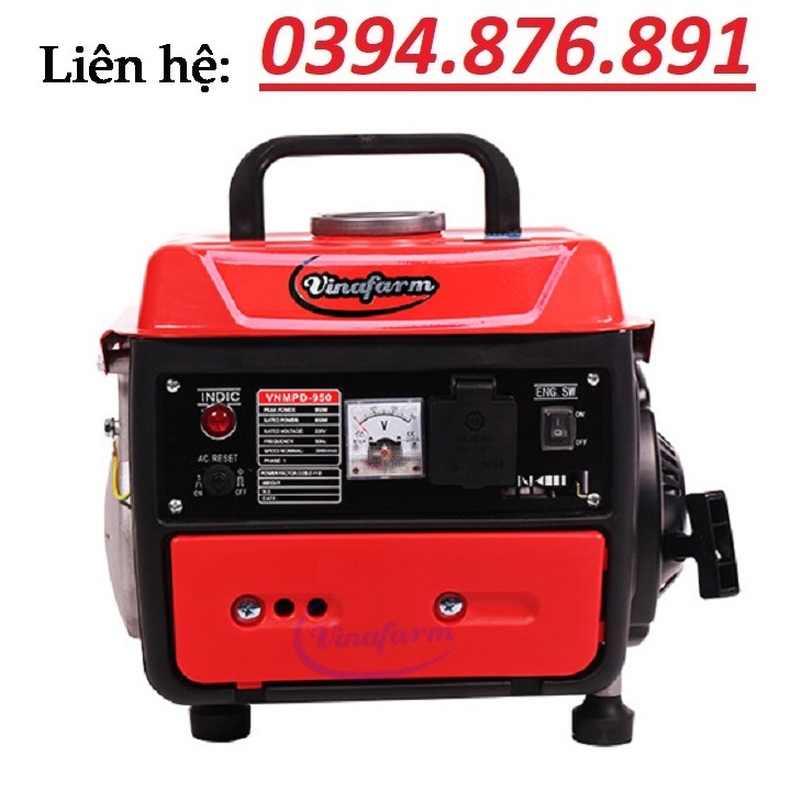 Máy phát điện chạy xăng 2 thì vinafarm 1kw vnmpd-950
