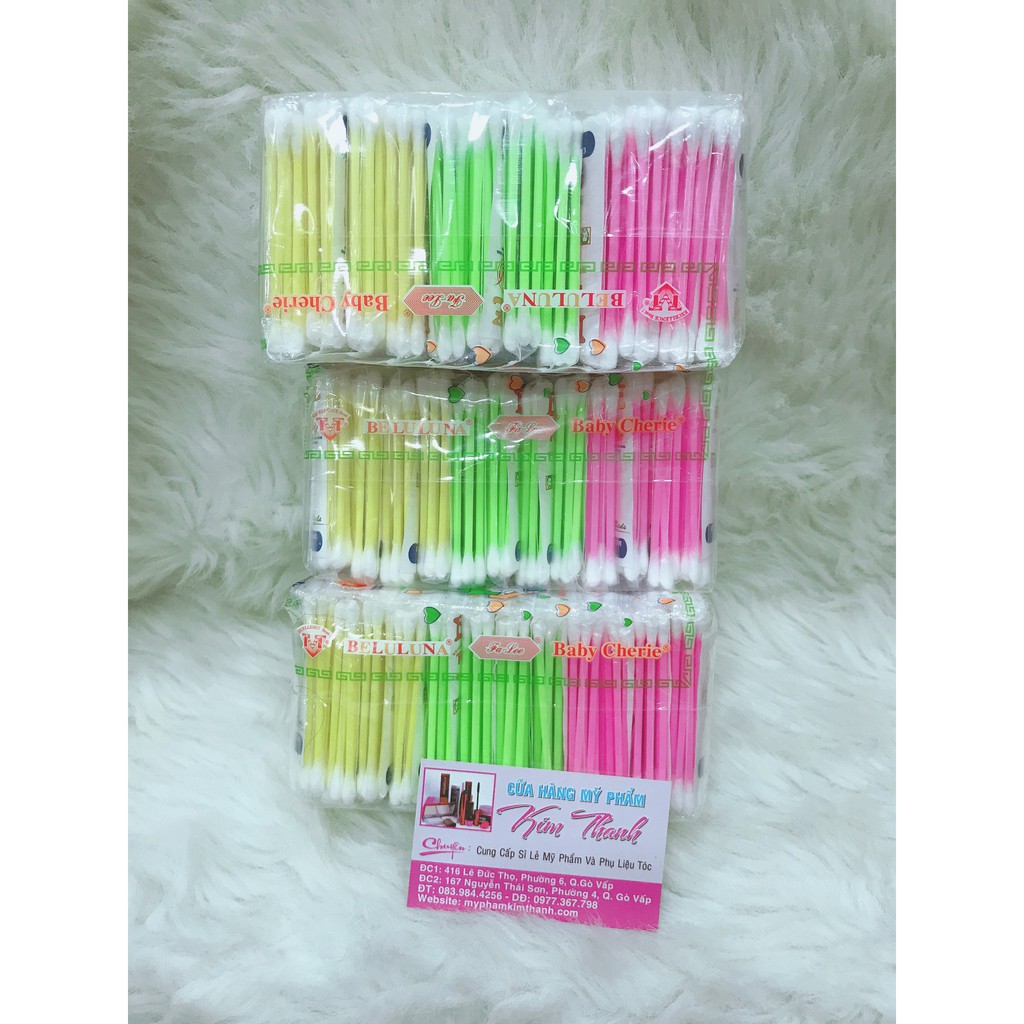 1 lốc 12 bịch bông ngoáy tai