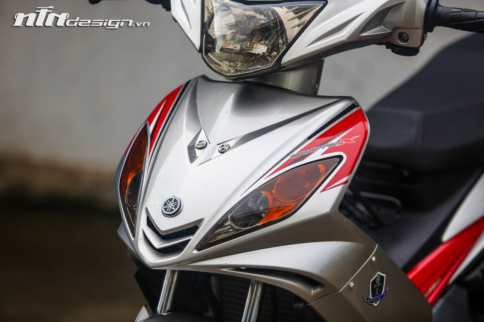 Tem Rời Dán Xe Exciter 2009 Mẫu Crypton X Hy Lạp Đỏ Bạc Cực Đẹp, Hàng 3 Lớp Chất Lượng Cao