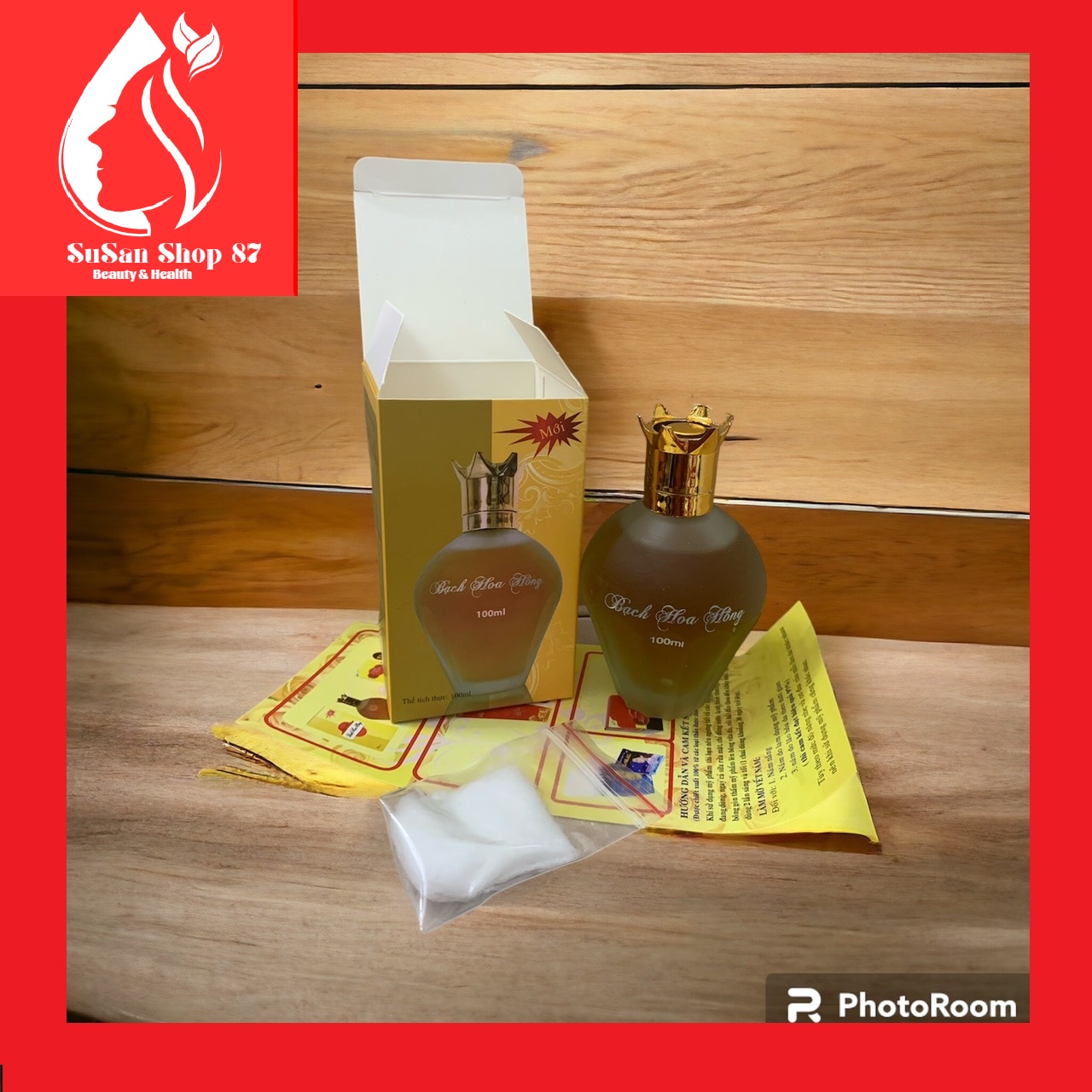 Dung dịch dưỡng da Bach Hoa Hong đánh bay mụn, nám chai 100ml