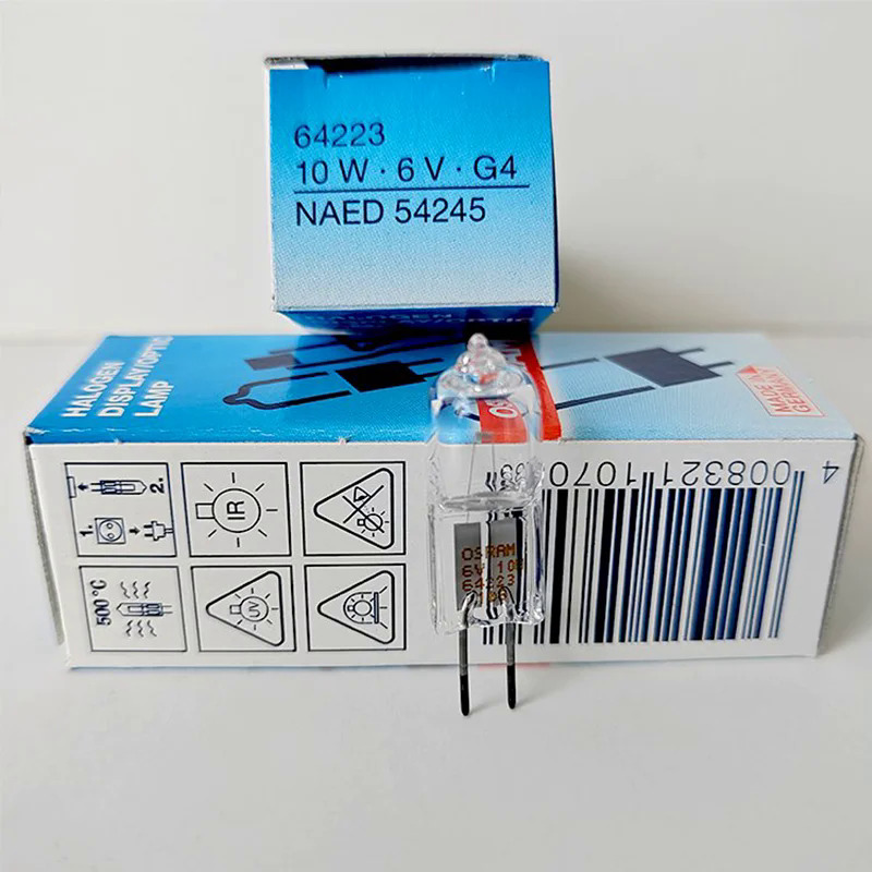 Đèn Halogen Osram 64223 đèn Vonfram quang phổ 6V10W G4 300h
