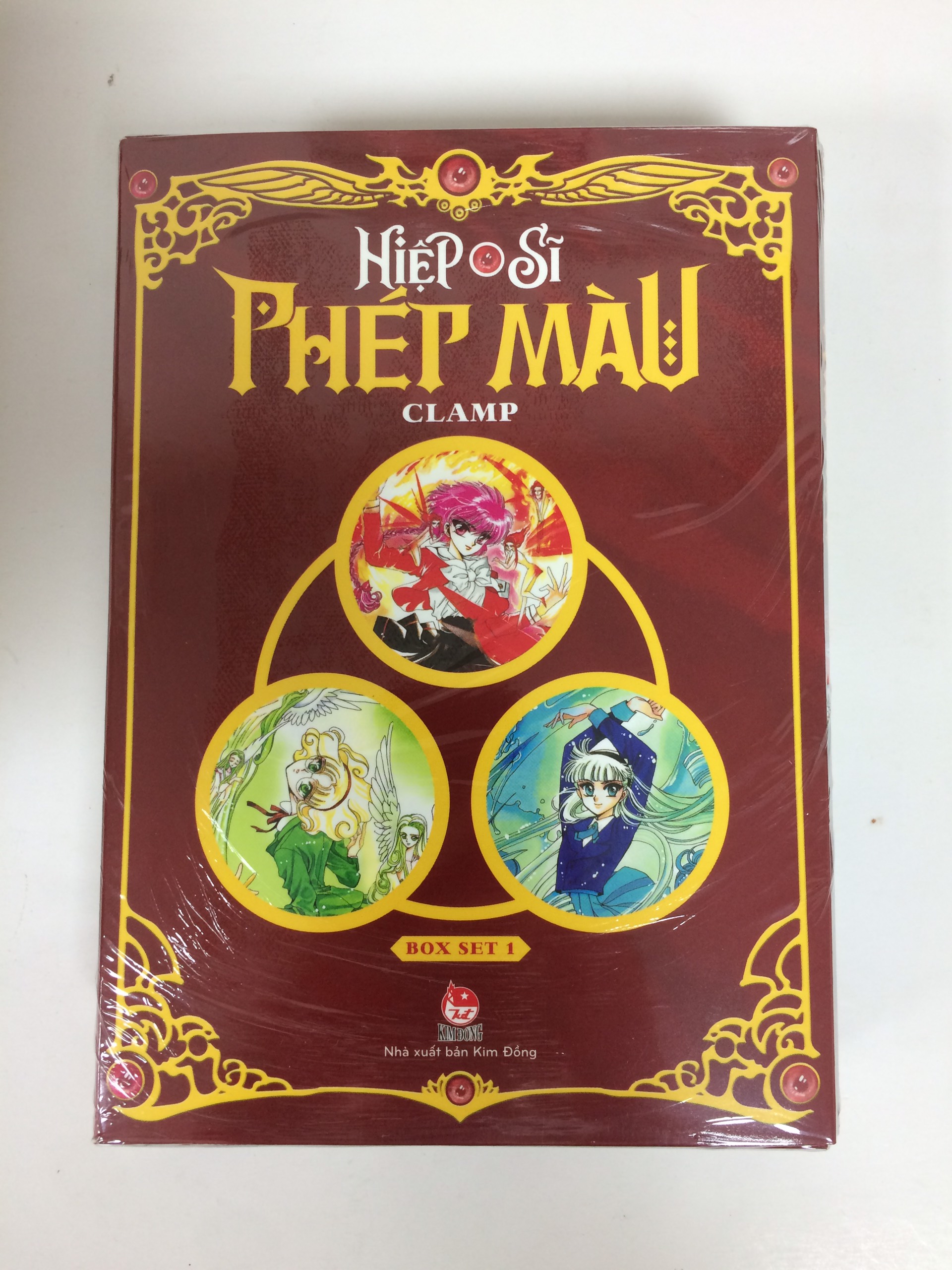 Truyện tranh - Boxset Hiệp sĩ có phép màu - Trọn bộ 3 tập - Tặng kèm thẻ nhân vật - Magic Knight Rayearth - Clamp