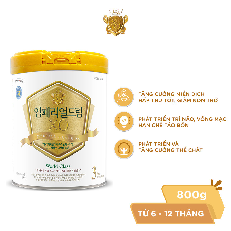 Sữa bột namyang xo 3 nhập khẩu hàn quốc 800g