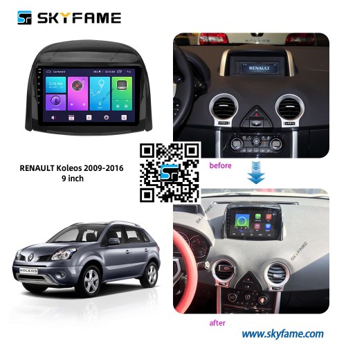 Mặt dưỡng cho xe renault koleos 2009-2017 jack nguồn