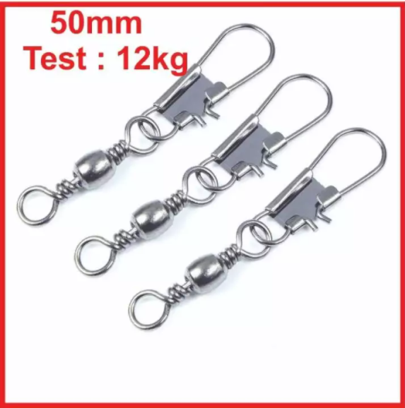 Khóa link chống xoắn Bán lẻ 30 100 chiếc chịu lực tốt , ma ni , khóa linh câu cá