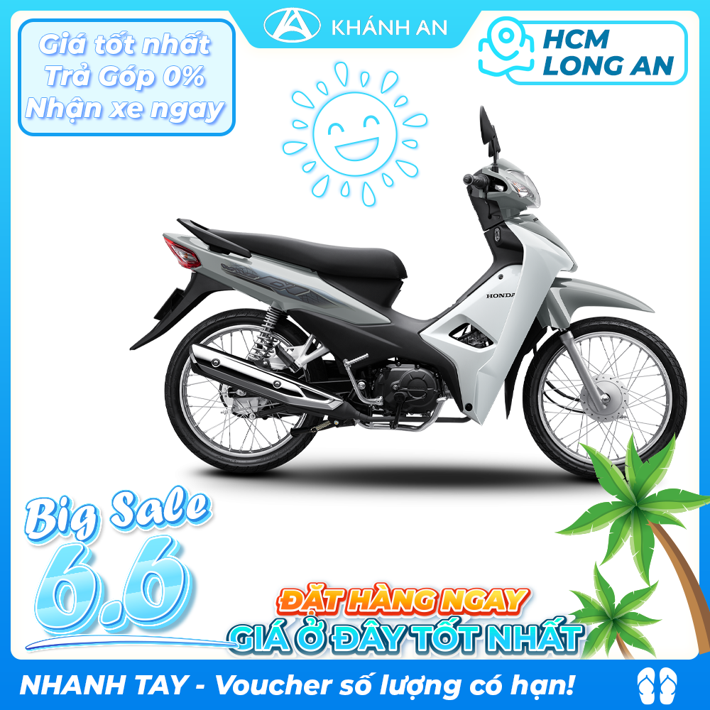 Xe máy Honda Wave Alpha 2024 phiên bản Cổ điển