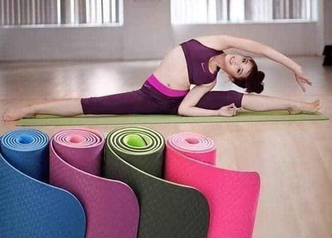 Thảm tập yoga 2 lớp xịn đẹp