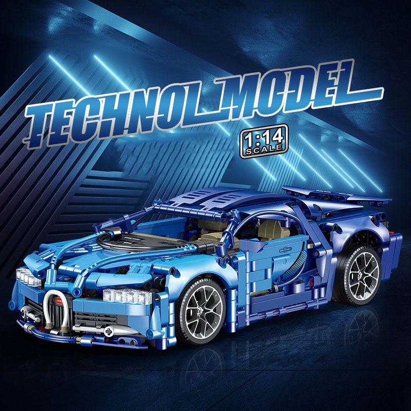 Đồ chơi lắp ráp mô hình lego siêu xe bugatti veyron super sport điều khiển từ xa rc tỉ lệ 1:14 no-0090. 1300 mảnh ghép