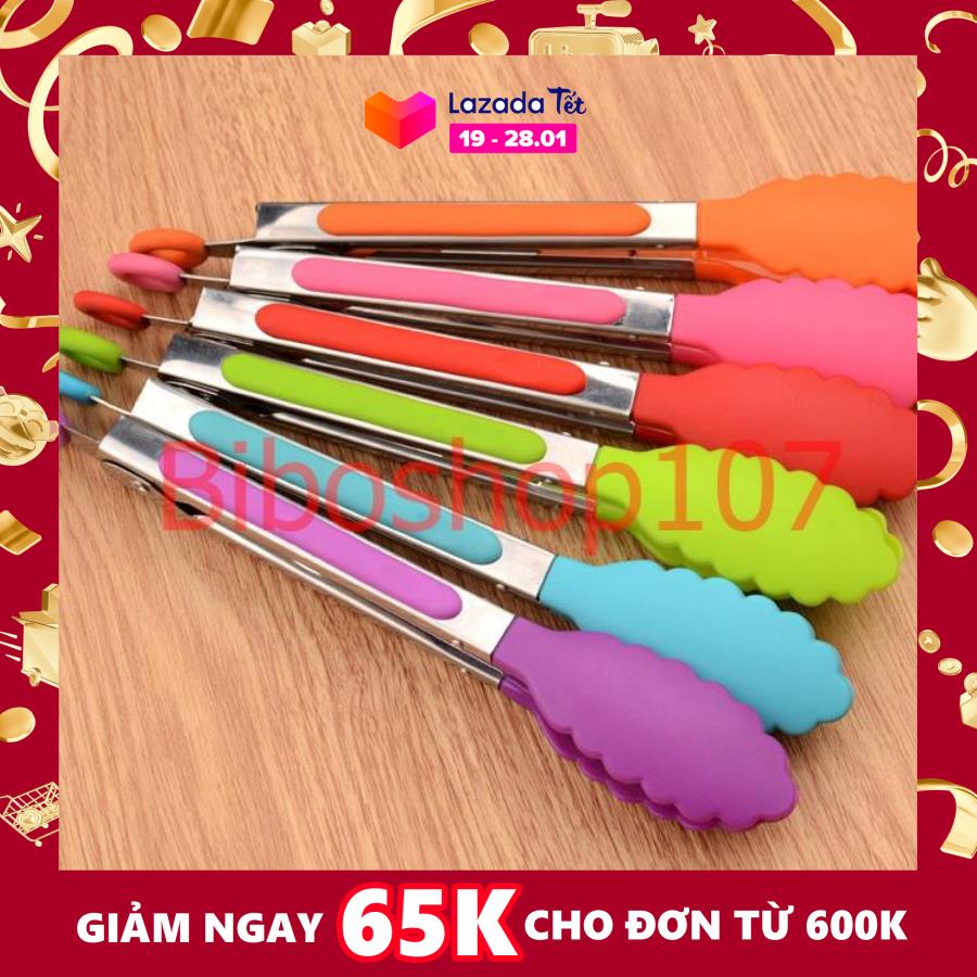 Kẹp gắp thức ăn silicon an toàn 28cm