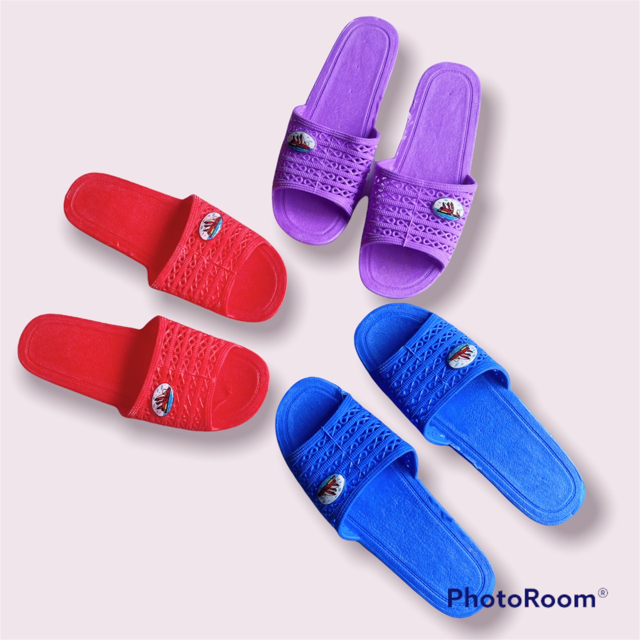 [HCM]Dép Nhựa Dẻo Nữ Quai Ngang Lưới Vô Cực Đi Trong Nhà Đi Mưa - DL042