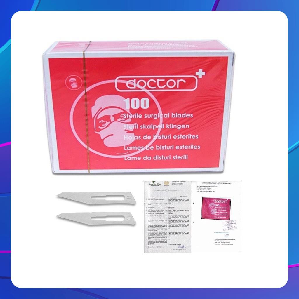 Hộp 100 lưỡi dao mổ doctor số 11