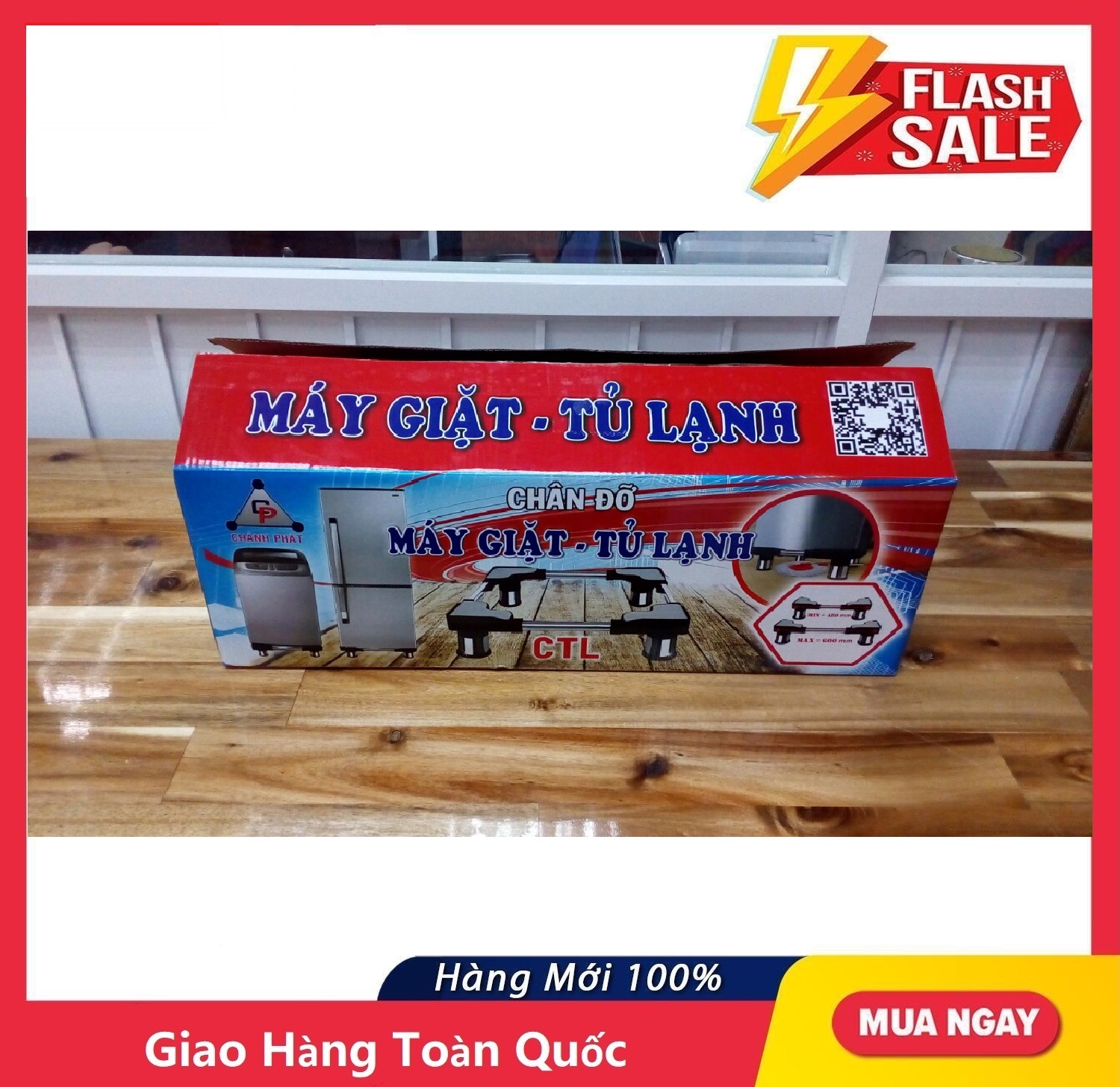 CHÂN ĐỠ MÁY GIẶT- TỦ LẠNH CHÁNH PHÁT- CTL ( Máy giặt từ 6- 9kg. tủ lạnh từ 90l- 290l)