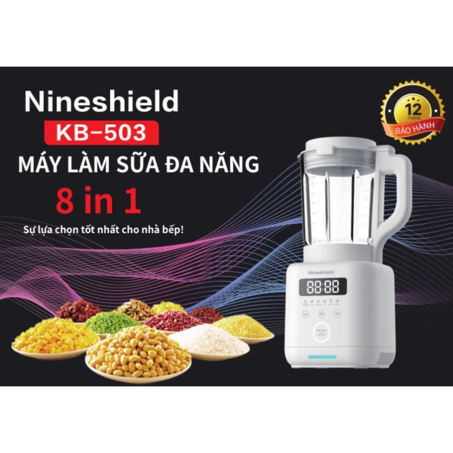 Máy làm sữa hạt đa năng nine shield kb- 503, ukoeo rp5 plus thay thế 7 loại dụng cụ trong bếp 1,8 lit- máy làm sữa đa năng tiện lợi đơn giản