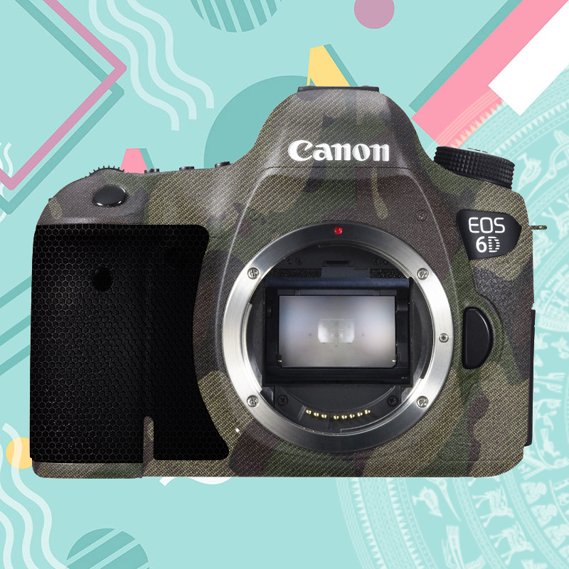 Miếng dán skin máy ảnh 3m - mẫu camo xanh - cho máy ảnh canon 5d/ 5d2/ 5d3/ 5d4/ 6d/ 6d2/ 1dx...
