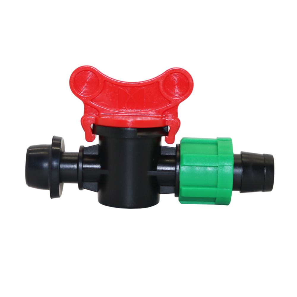 10 van khởi thủy ống nhỏ giọt 16mm có khóa xiết ống kèm ron sử dụng nối ống nhỏ giọt dẹt ống mềm 16mm với ống cứng cỡ lớn hơn 34mm