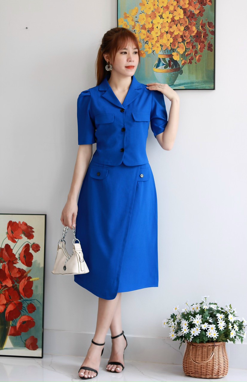 Set công sở chân váy dễ thương