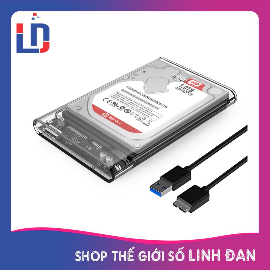 Hộp đựng ổ cứng 2.5 inch HDD Box Orico 2139U3 USB 3.0 trong suốt