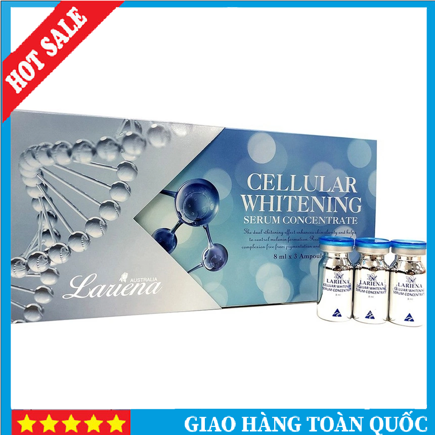 Serum lariena tinh chất trắng da nhau thai cừu tế bào gốc hộp 3 ống