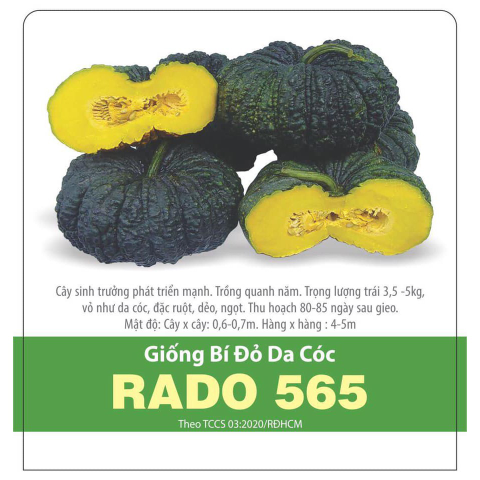 [HCM]Hạt Giống Bí Đỏ Da Cóc Đặc Ruột Dẽo Ngọt 5 Hạt-tỉ lệ nảy mầm85%%