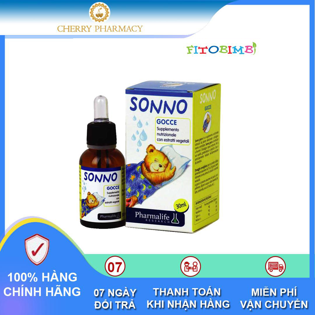 [HCM]Siro Sonno Bimbi thảo dược Châu Âu cho bé ngủ ngon và sâu hơn 30ml