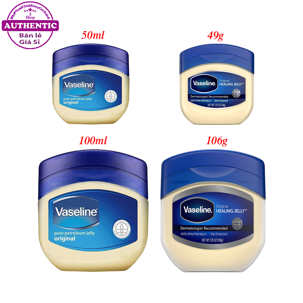 Sáp dưỡng ẩm vaseline 100% pure petroleum jelly usa