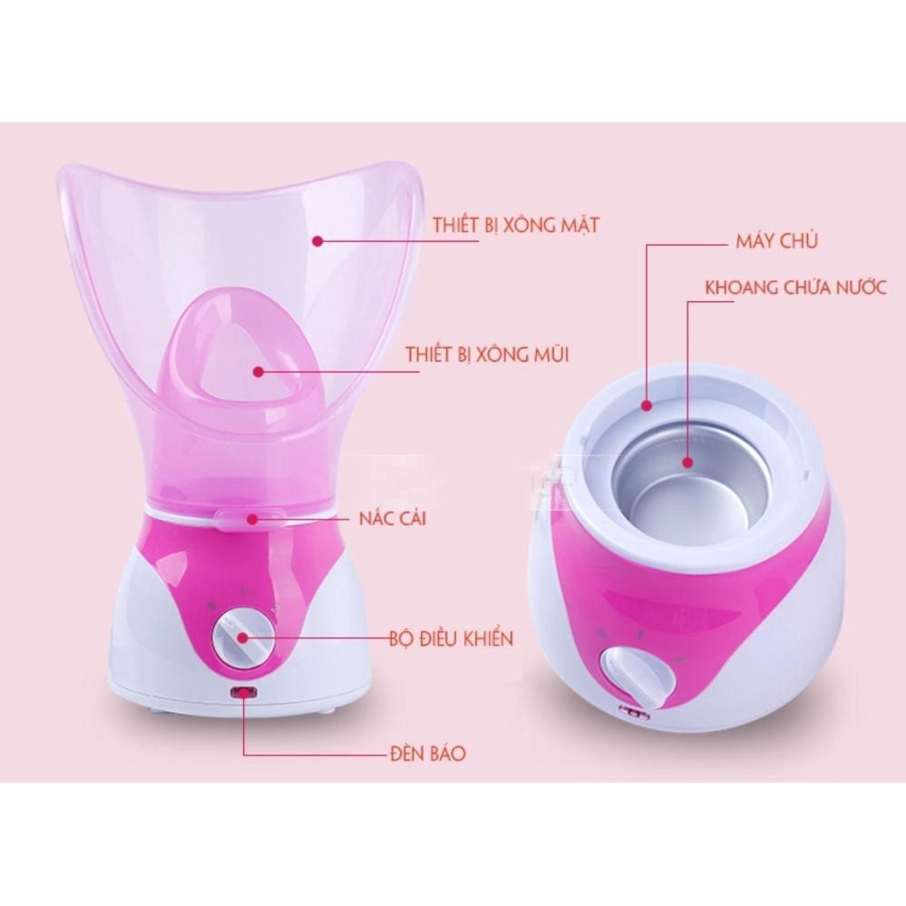 Máy Xông Mặt - Máy Xông Hơi Mặt NTFS-618 Thiết Kế Với Kiểu Dáng Nhỏ Gọn hỗ trợ trong việc làm đẹp làn da giải được độc tố và bụi bẩn...trên da mặt giúp bạn tiết kiệm chi phí việc cải thiện làn da của mình.