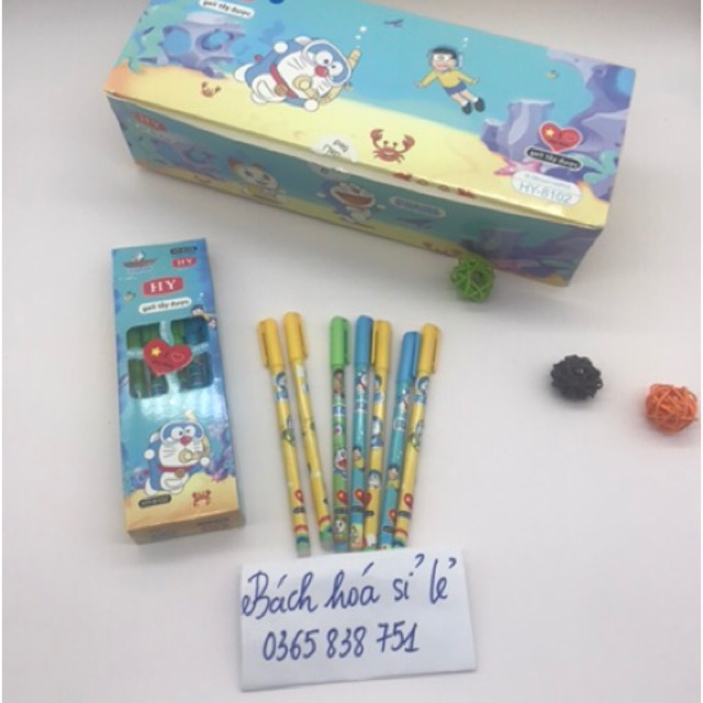 Hộp 12 cây BÚT BI MA THUẬT VIẾT XONG XÓA ĐƯỢC - Bút Bi Tẩy Xóa Dễ Dàng