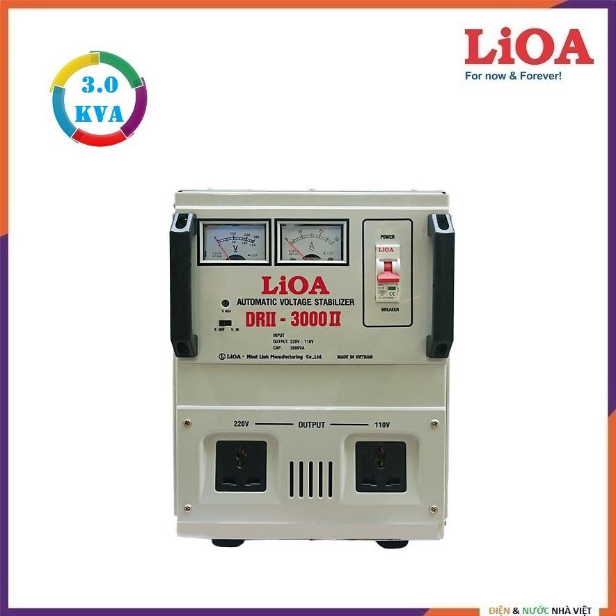 Ổn áp lioa drii-3000 ii công suất 30kva điện áp vào 50v - 250v - 100% dây đồng nguyên chất